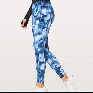 Blue Lululemon leggings